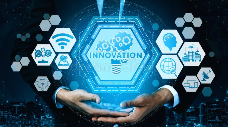 Innowacyjne rozwiązania technologiczne dla koncepcji finansowania działalności gospodarczej obrazy stock