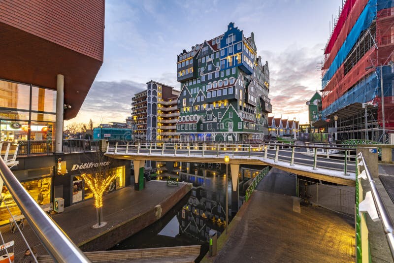 Inntel hotel w Zaandam, Amsterdam fotografia stock Inntel hotel w Zaandam, Amsterdam fotografia stock