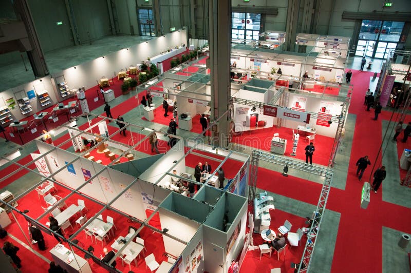 Inprinting Exhibition - Milan, Italy stock photography Inprinting Exhibition - Milan, Italy stock photography