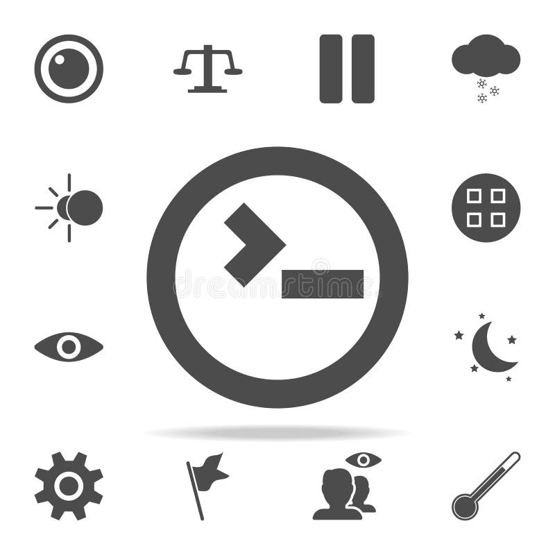 Input sign icon. web icons universal set for web and mobile stock illustration
