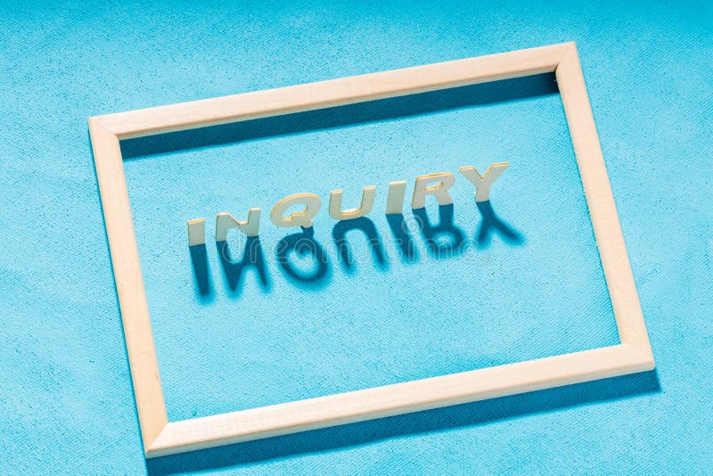 Tycoon Written with Wooden Letters on a Blue Background Stock