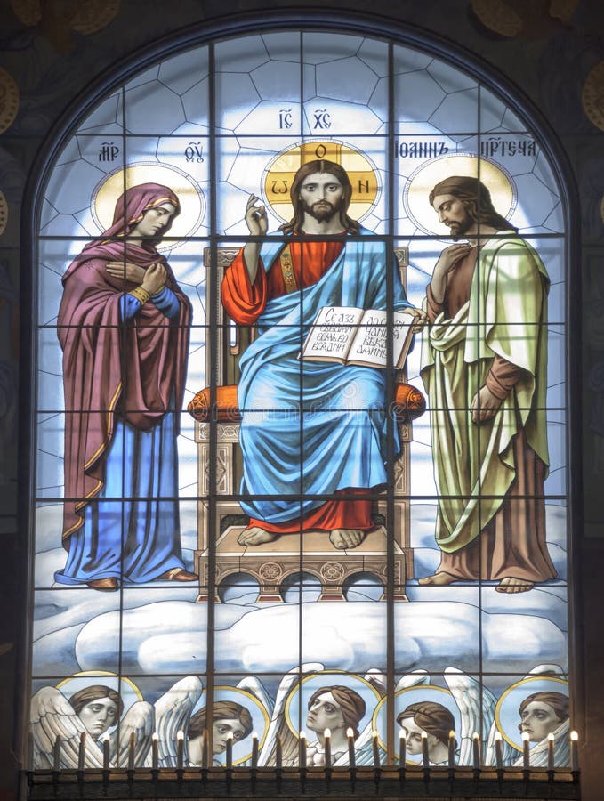 Inre av den sjö- domkyrkan av St Nicholas royaltyfria foton Inre av den sjö- domkyrkan av St Nicholas royaltyfria foton