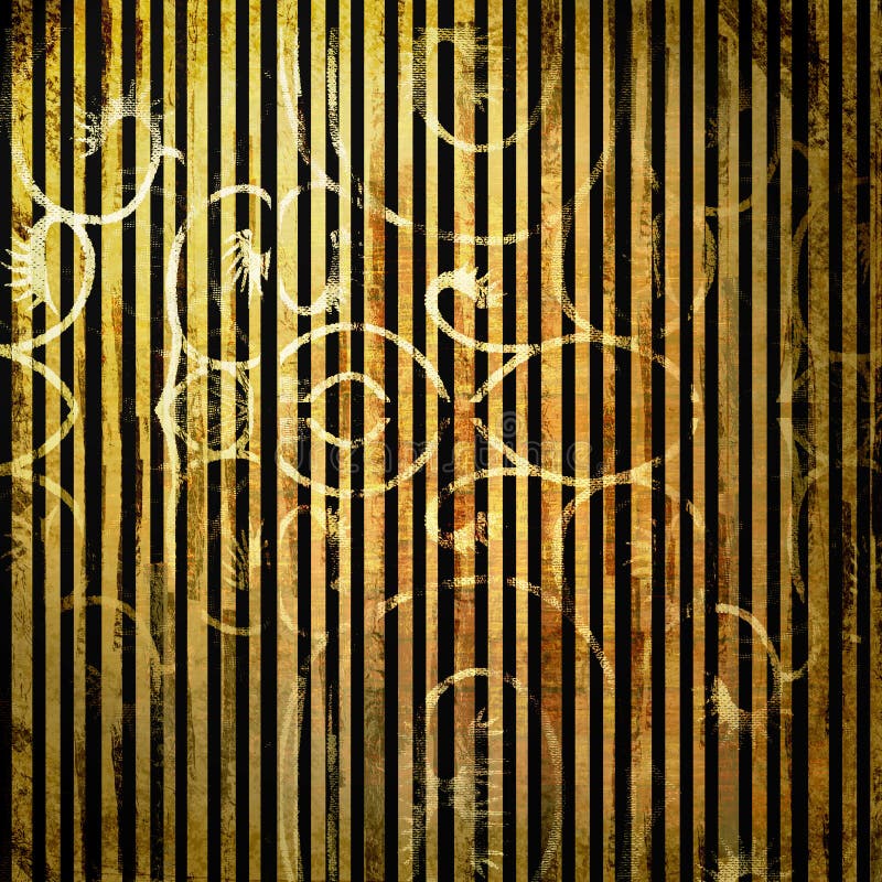 Inre randig wallpaper royaltyfri illustrationer