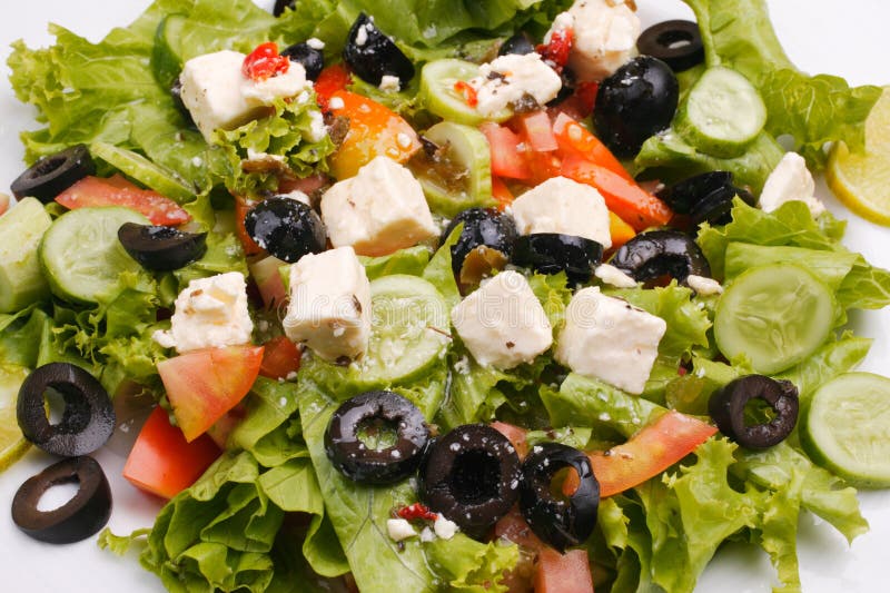 Insalata greca immagine stock libera da diritti Insalata greca immagine stock libera da diritti