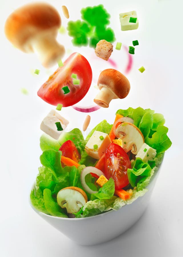 Insalata verde mista fresca sana fotografia stock libera da diritti Insalata verde mista fresca sana fotografia stock libera da diritti