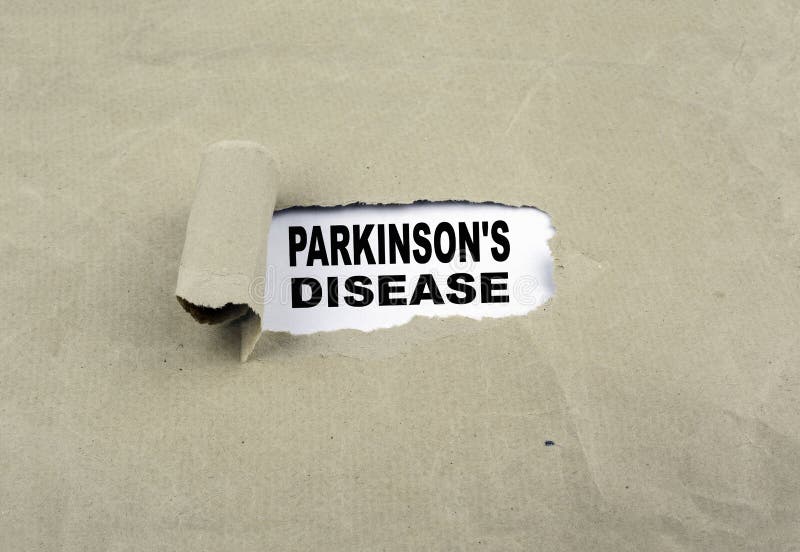 Inscription revealed on old paper - Parkinson's Disease. Inscription revealed on old paper - Parkinson's Disease.