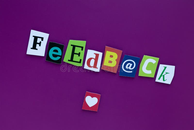 Inscription feedback. A word writing text feedback made of different magazine newspaper letter. Project management royalty free stock photo Inscription feedback. A word writing text feedback made of different magazine newspaper letter. Project management royalty free stock photo