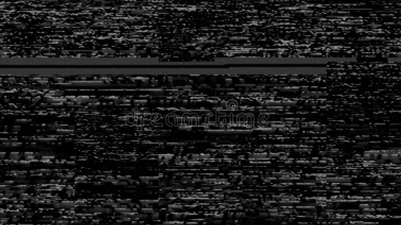 Real Inscription NO SIGNAL glitch distortion style. VHS effect. royalty free illustration