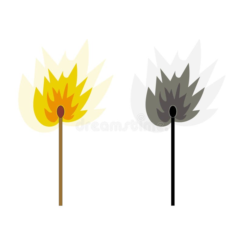 Inscripționare ilustrație corespondență. Strălucire galbenă a flăcării. Efectul de spargere a fumului. Simbol vectorial. vector illustration