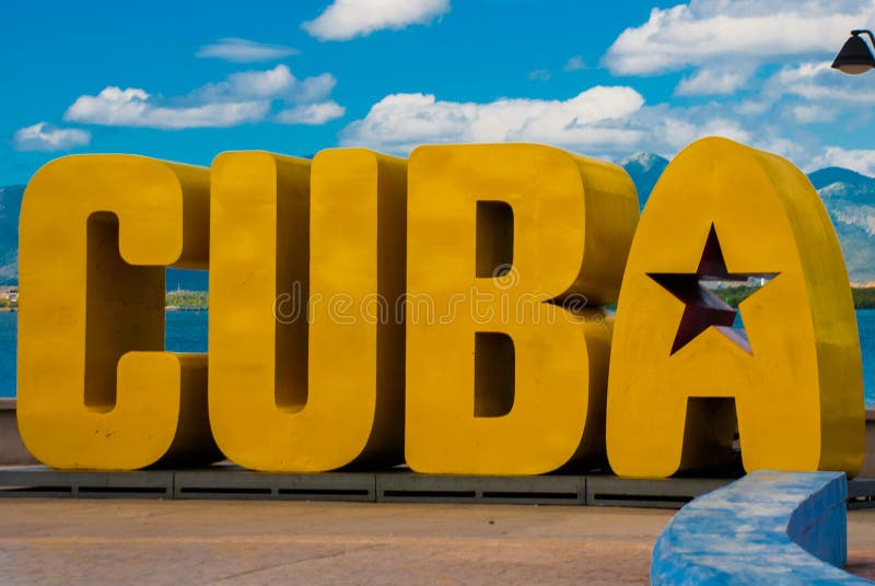 Letras De Cuba Imagem De Stock Imagem De Letras Postcard 74371343