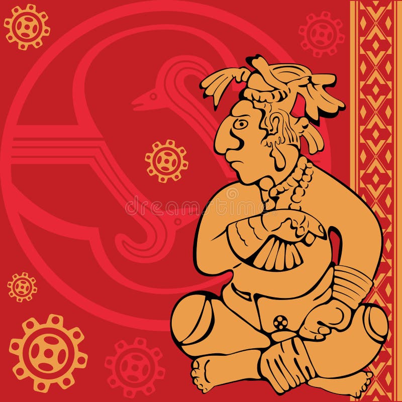 Insegna con gli ornamenti americani antichi illustrazione vettoriale Insegna con gli ornamenti americani antichi illustrazione vettoriale