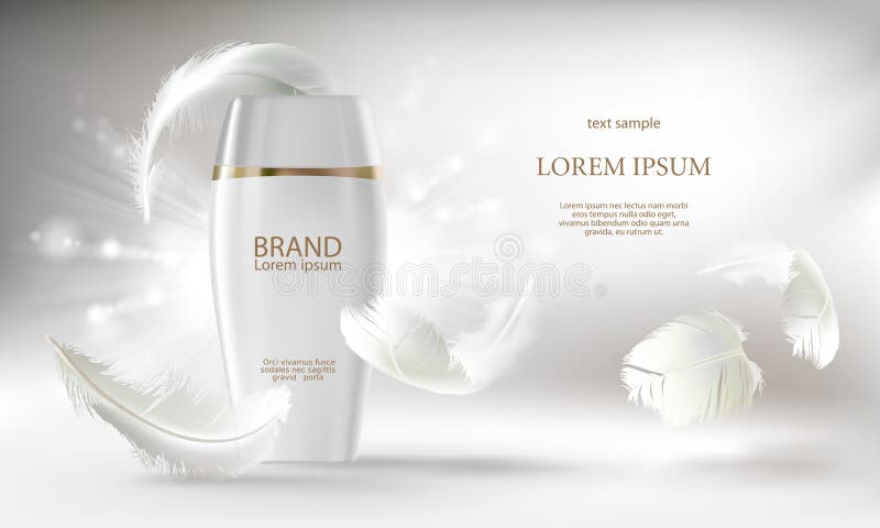 Insegna cosmetica di vettore alla promozione la vostra marca illustrazione vettoriale Insegna cosmetica di vettore alla promozione la vostra marca illustrazione vettoriale