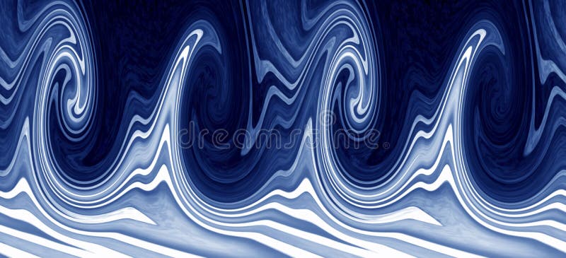 Insegna delle onde di oceano illustrazione vettoriale Insegna delle onde di oceano illustrazione vettoriale