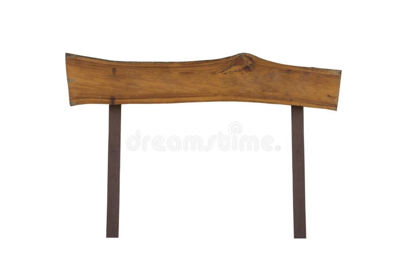 Insegna di legno con spazio isolato su fondo bianco - percorsi di ritaglio fotografie stock Insegna di legno con spazio isolato su fondo bianco - percorsi di ritaglio fotografie stock