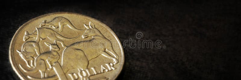 Insegna di macro del dollaro australiano fotografia stock libera da diritti Insegna di macro del dollaro australiano fotografia stock libera da diritti
