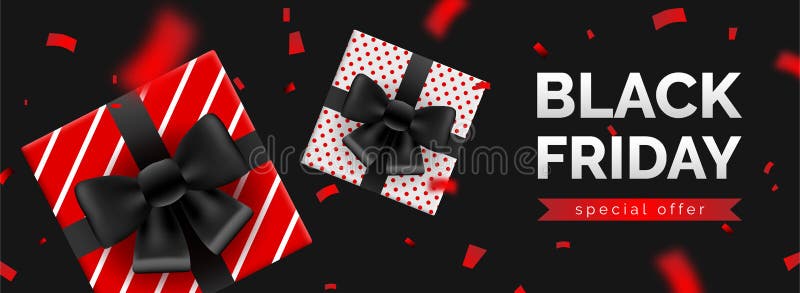 Insegna di vendita di Black Friday, modello per la promozione sociale della posta di media royalty illustrazione gratis Insegna di vendita di Black Friday, modello per la promozione sociale della posta di media royalty illustrazione gratis