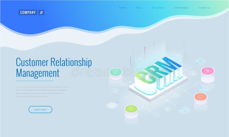 Insegna isometrica di web di CRM Concetto del customer relationship management Illustrazione di vettore di tecnologia di Internet illustrazione vettoriale Insegna isometrica di web di CRM Concetto del customer relationship management Illustrazione di vettore di tecnologia di Internet illustrazione vettoriale