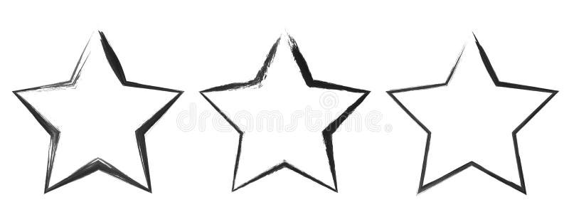 Insegne della stella di lerciume illustrazione di stock Insegne della stella di lerciume illustrazione di stock