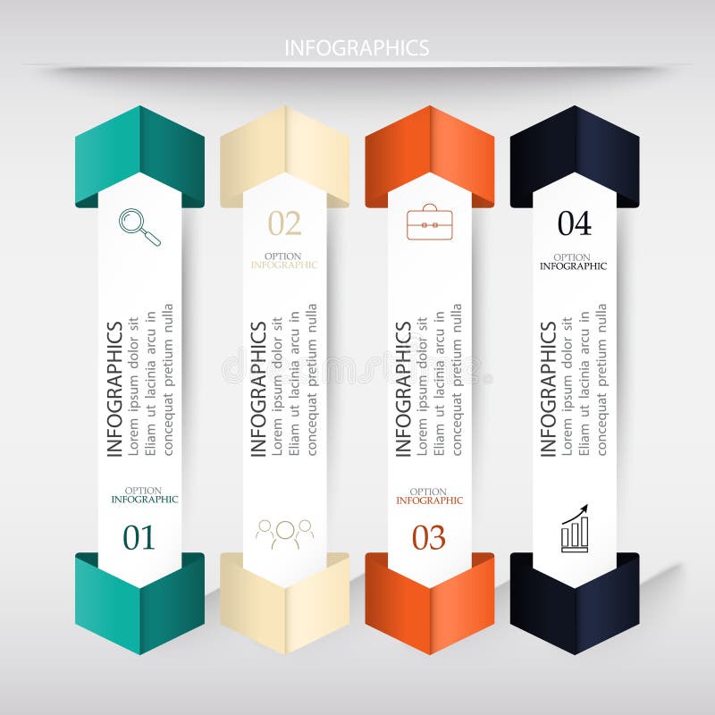 Insegne di affari di Infographics illustrazione di stock Insegne di affari di Infographics illustrazione di stock