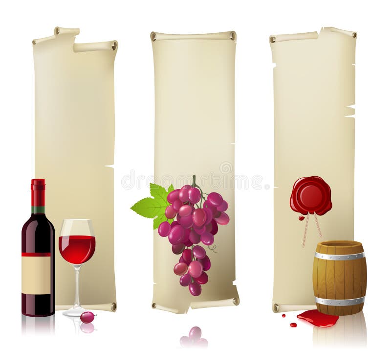 Insegne del vino royalty illustrazione gratis Insegne del vino royalty illustrazione gratis