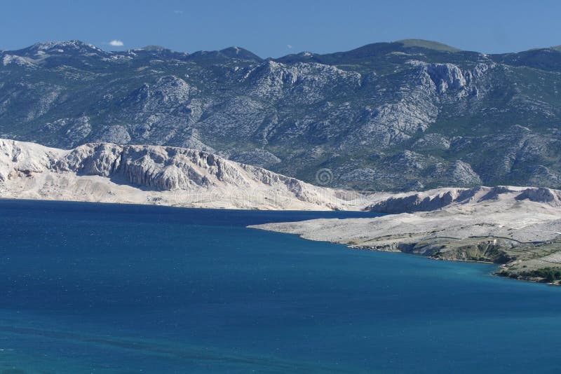 Insel PAG-Kroatien stockfoto. Bild von sommer, kroatien - 11691312