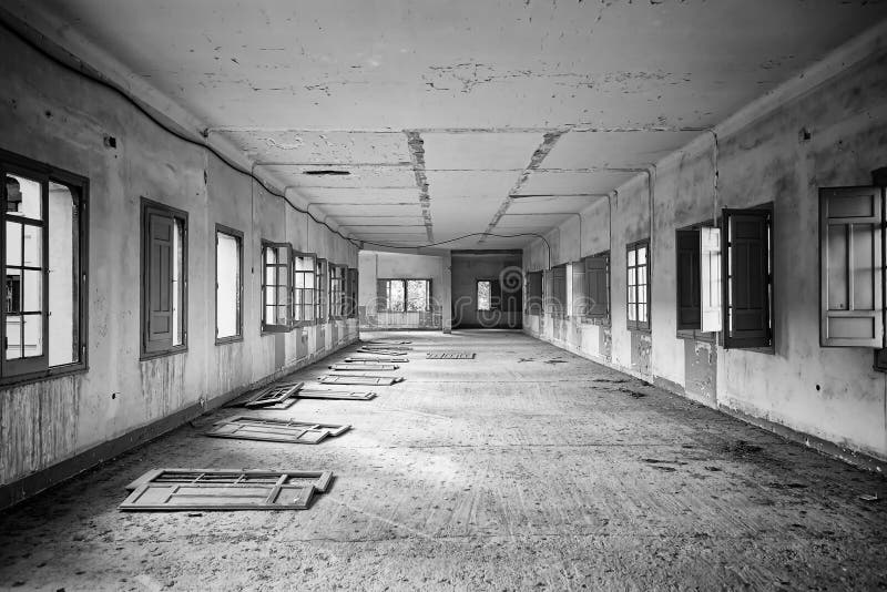 Inside abandoned house royalty free stock photography