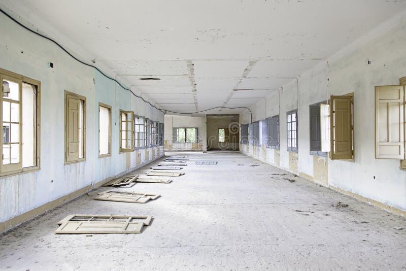 Inside abandoned house royalty free stock photos