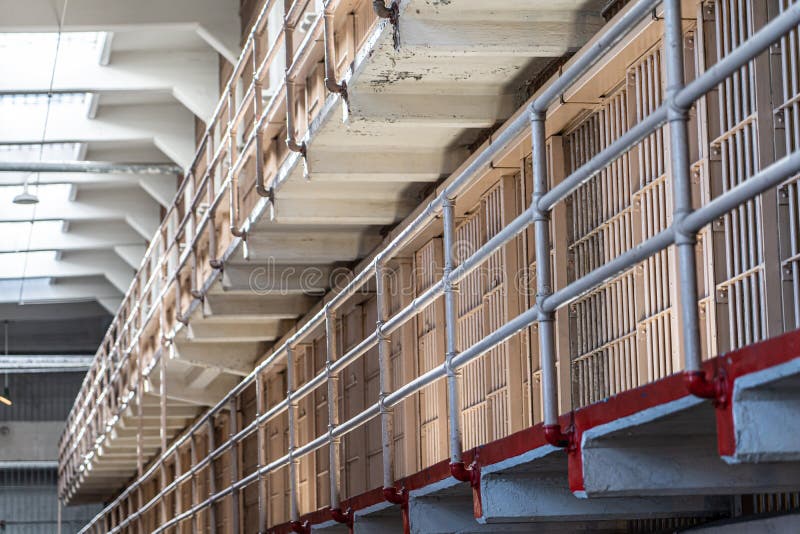 Inside Alcatraz prison in San Francisco.