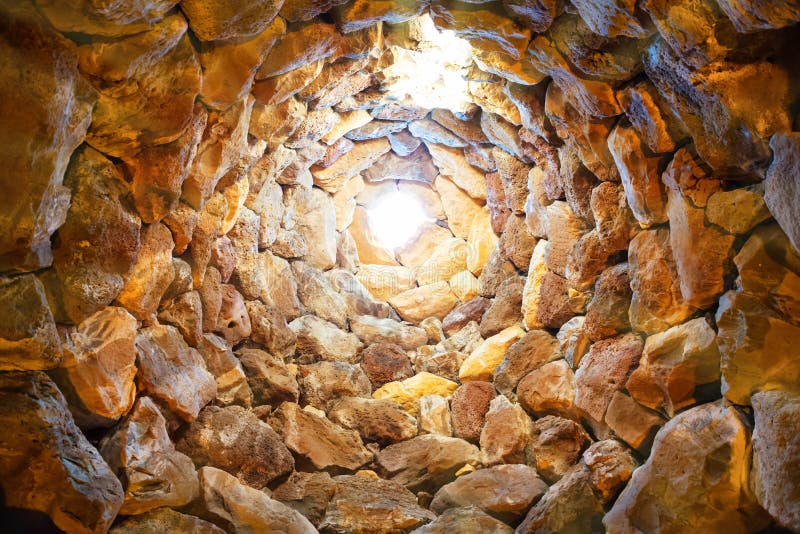 Inside the ancient tower