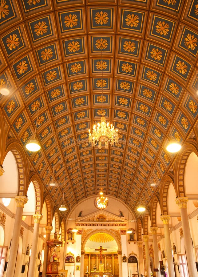 Inside of Catholic church
