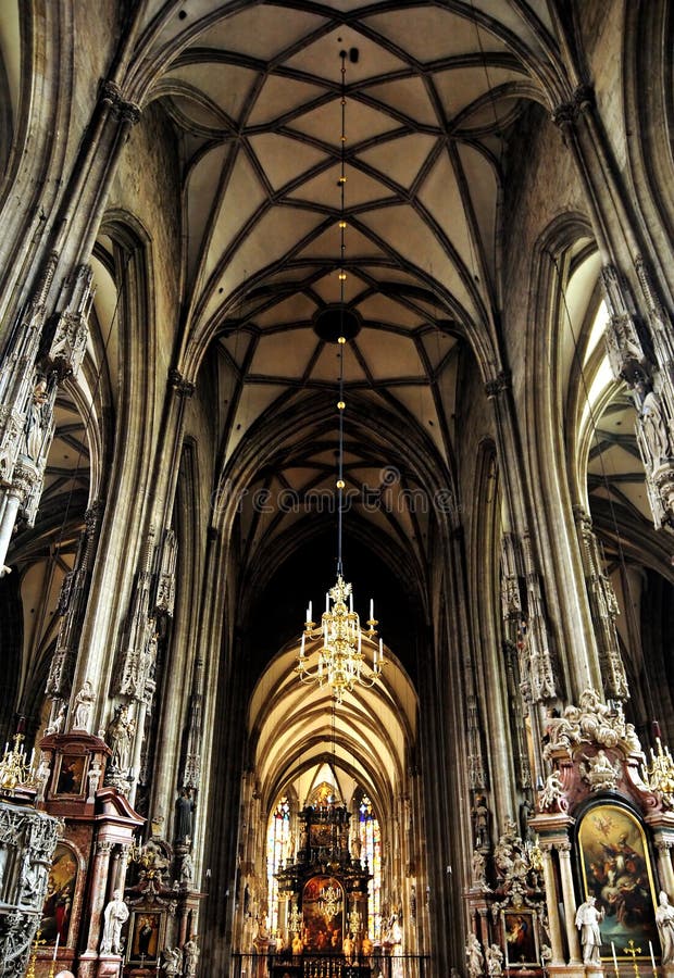 Inside a church