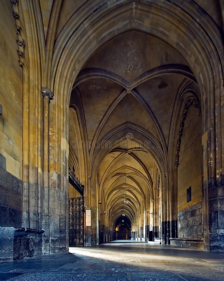 Inside a church