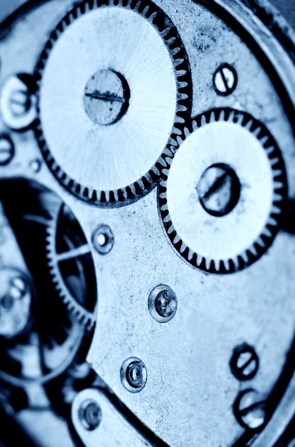 Inside The Clock (clockworks) Stock Photo Image of aged, clockworks