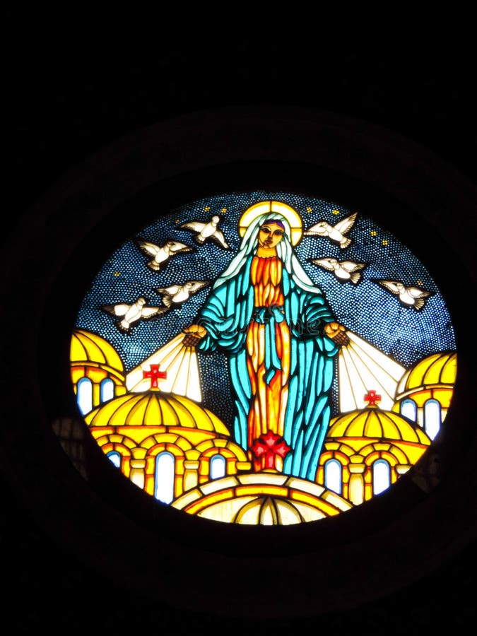 Inside coptic church stock images