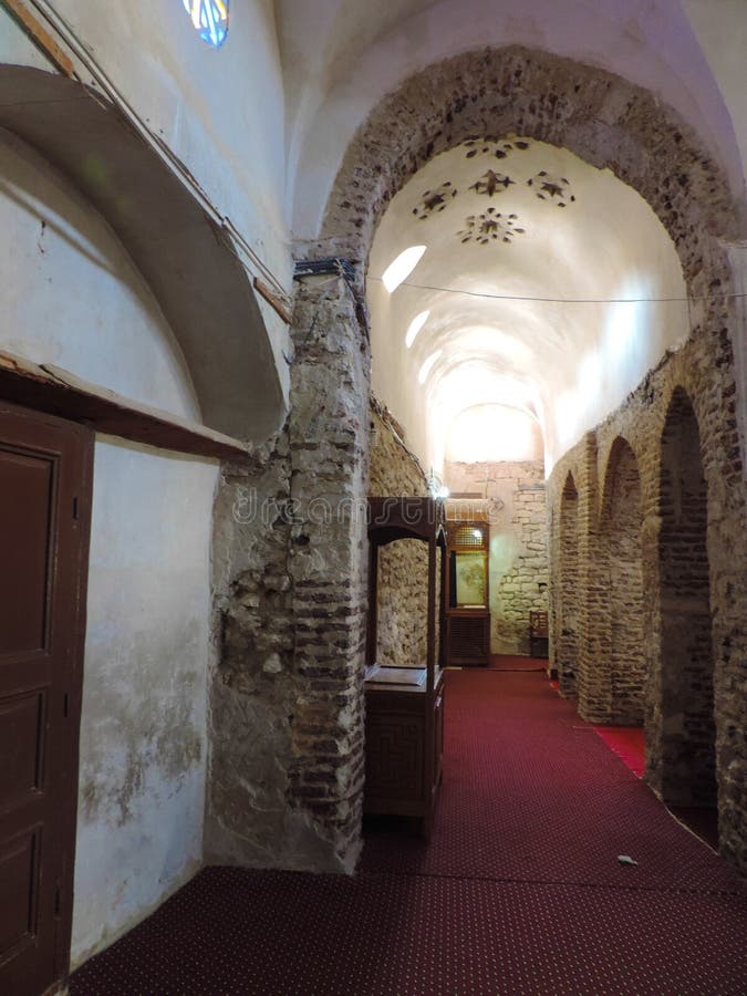 Inside Coptic Orthodox Monastery stock photos