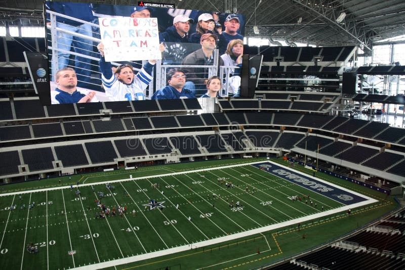 Inside Cowboys Stadium editorial photo. Image of sideline 16172296