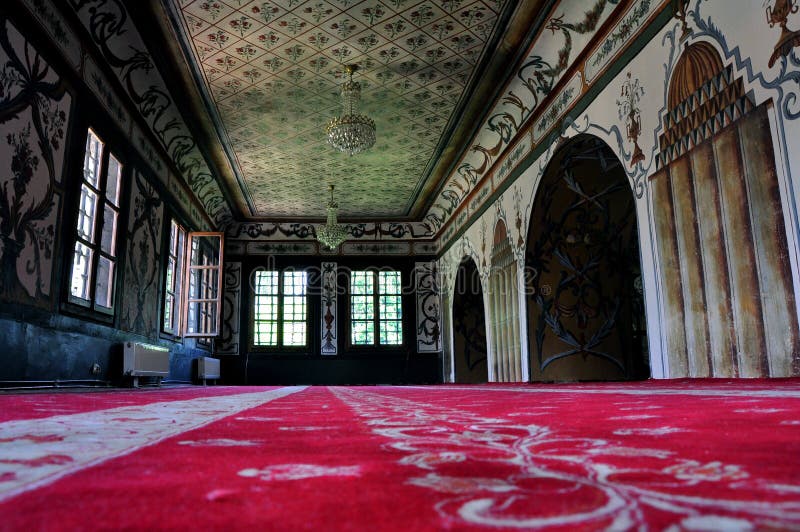 Inside Decorated Mosque, Macedonia, Tetovo