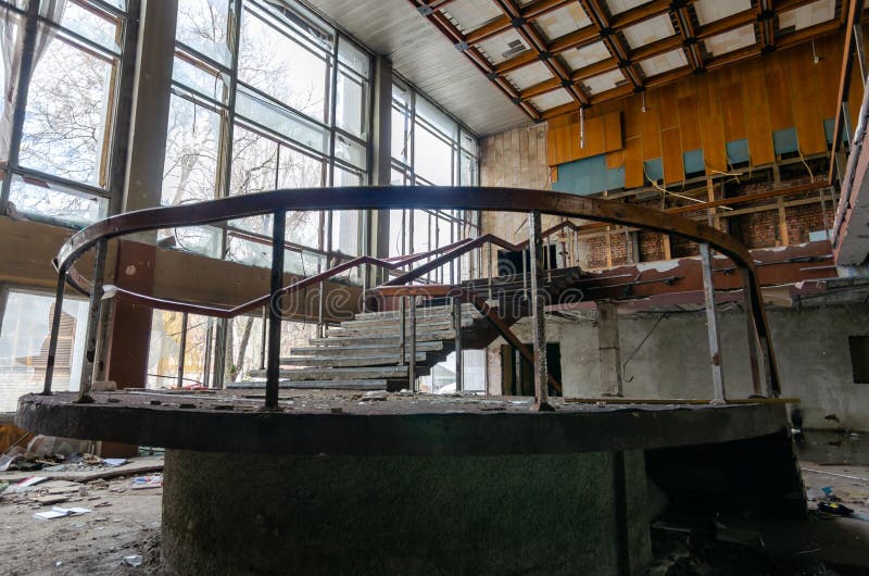 Inside a Destroyed and Burnt House in Ukraine Stock Image Image of