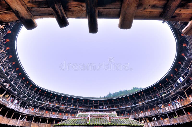 Inside of Earth Castle, featured residence in South of China