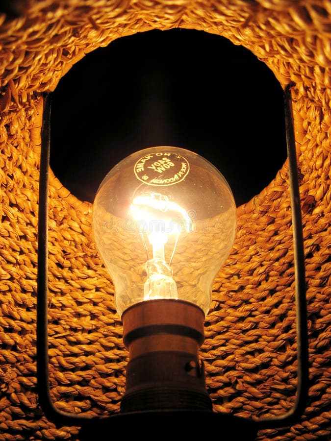 Inside of electric lamp