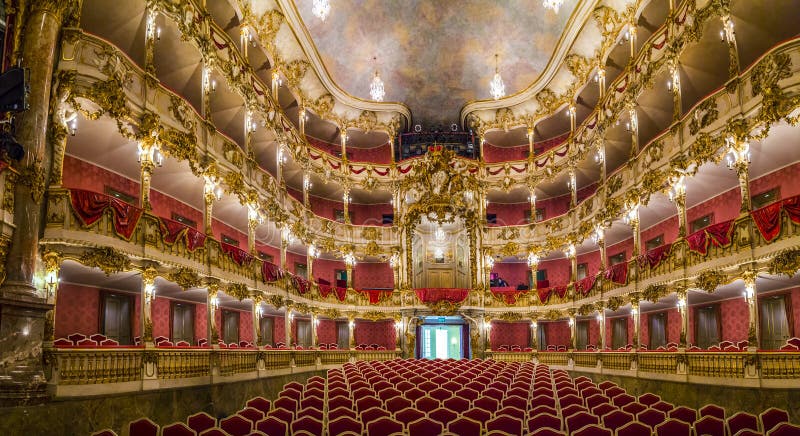 Inside famous Munich Residence theater