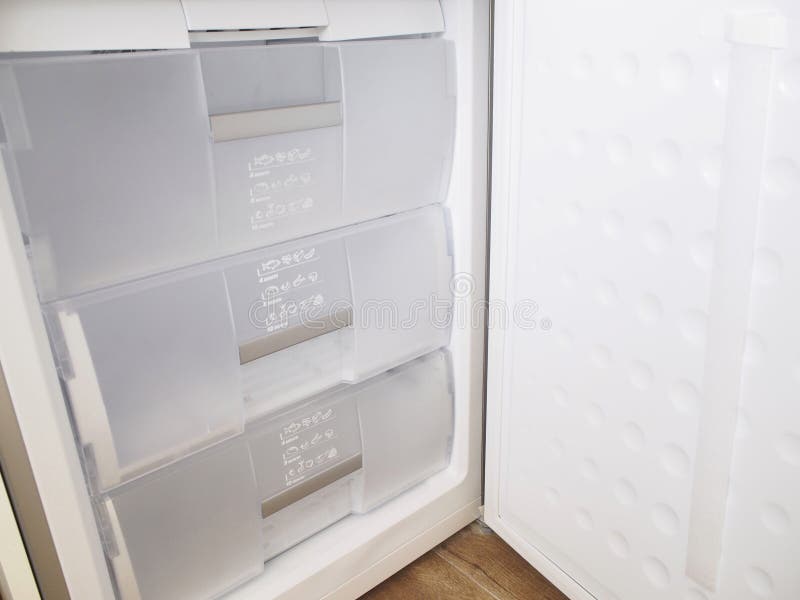 Inside freezer stock image Inside freezer stock image