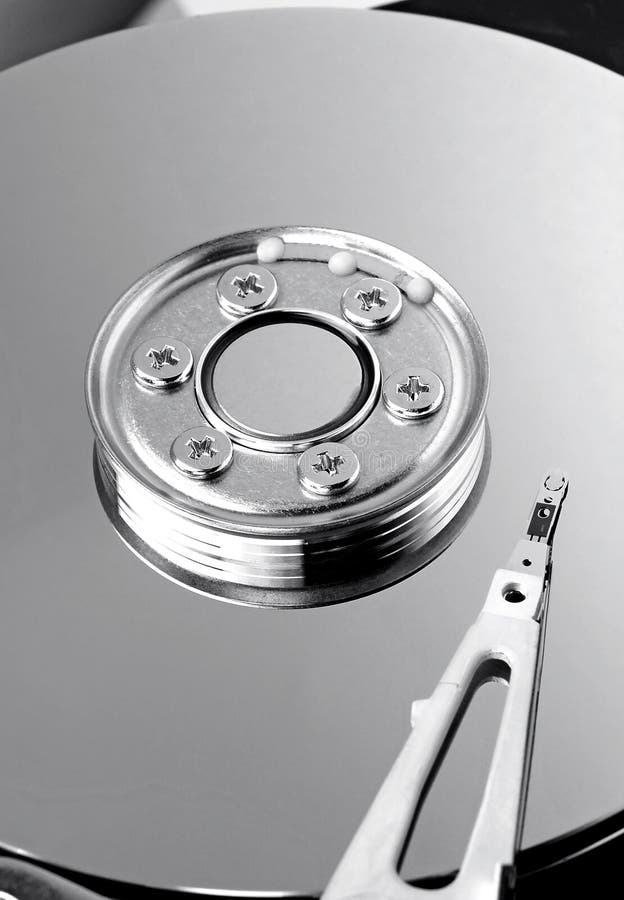 Inside hard disk drive