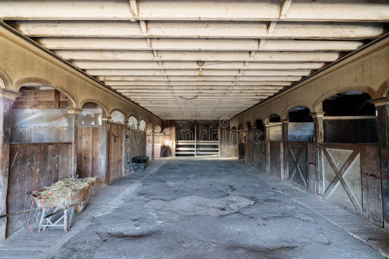 Inside an historic Victorian Horse Barn at Wilder Ranch.