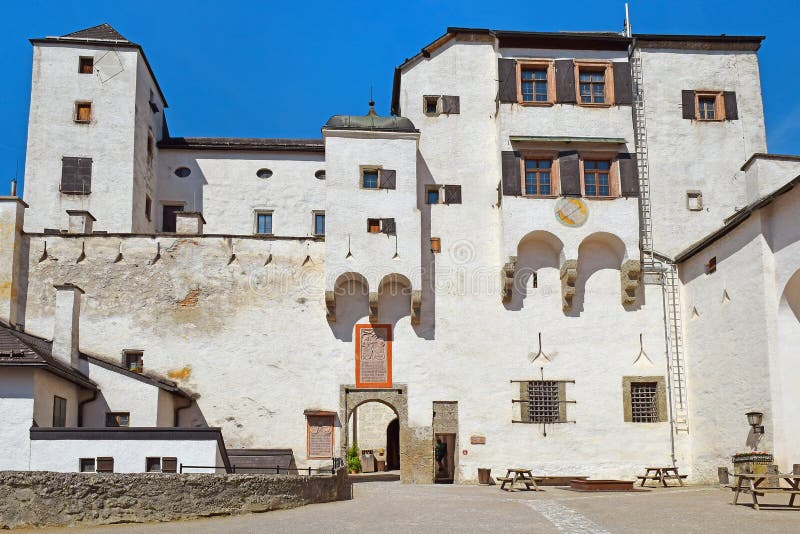 Inside the Hohensalzburg fortress, Salzburg, Austria