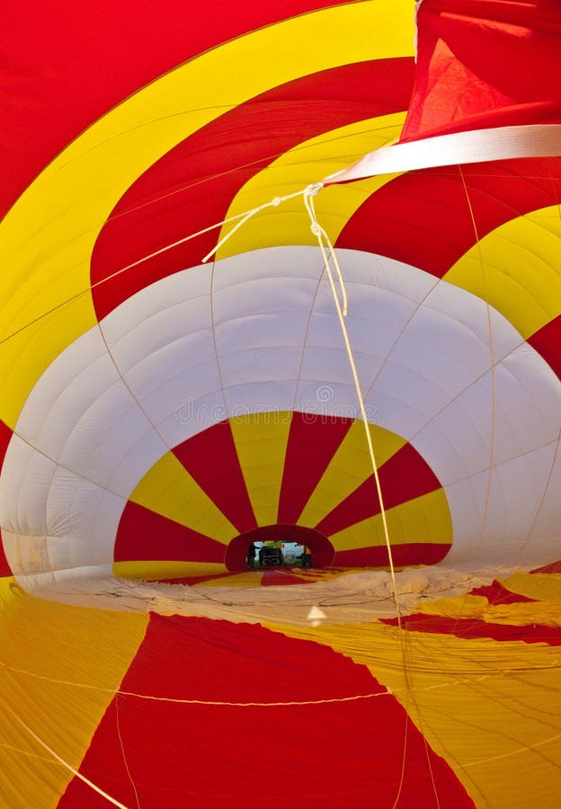 De caliente el aire globo ser inflado duna con.