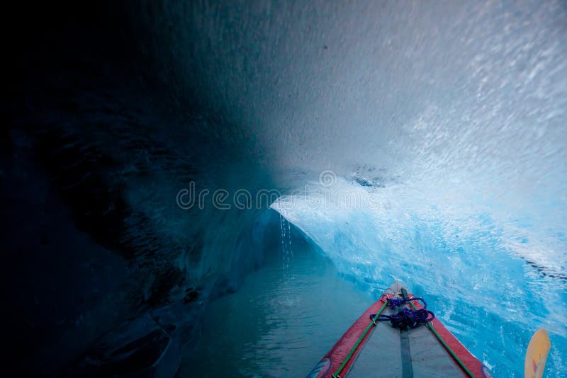 Inside the ice cave