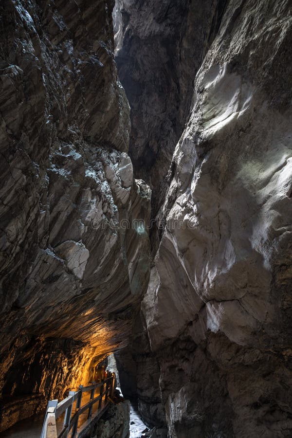 Deep Narrow Valley Stock Photo. Image Of Road, Hike, Cool - 14395310