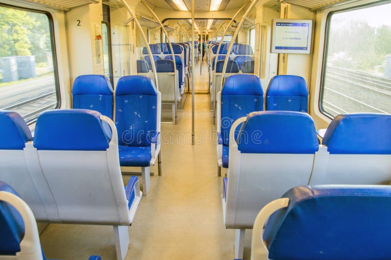 Inside a NS Train at Hoofddorp the Netherlands Editorial Image Image