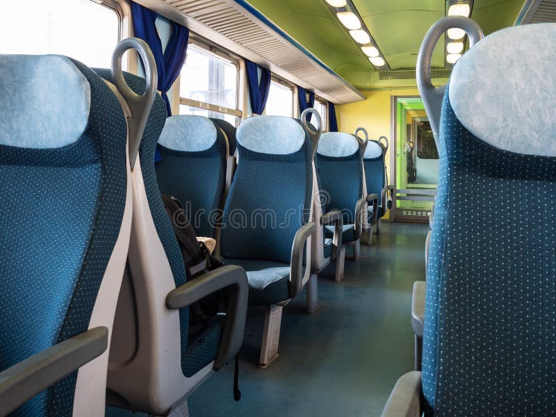 Inside of Passenger Car of Second Class in Italy Stock Photo Image of place, second 141460848